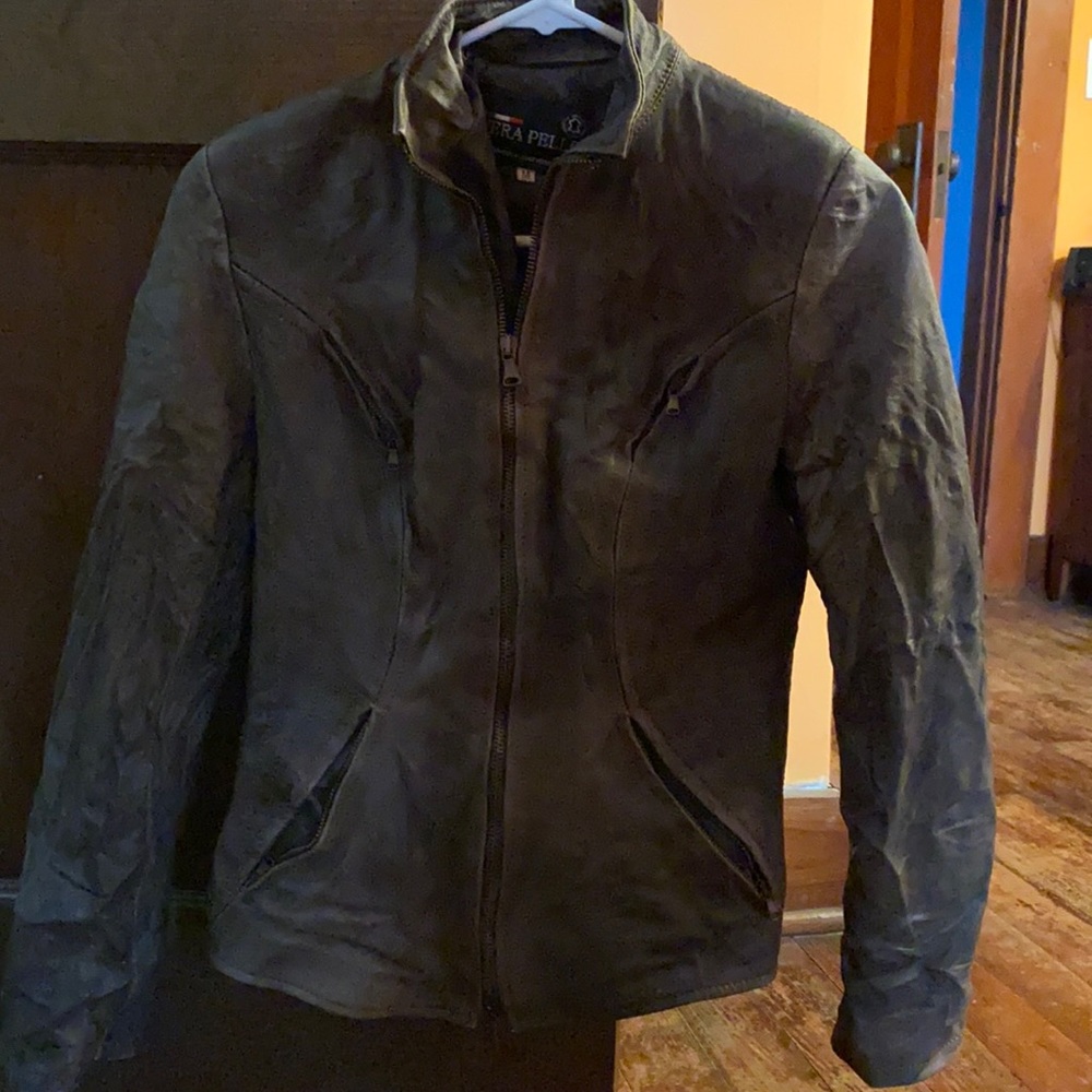 Vera Pelle leather coat